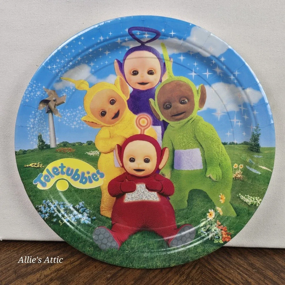 Teletubbie Paper Plates Large Small Cake Napkins Birthday Party Supplies Set New